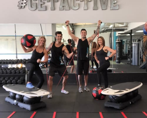 #GetActive group training session with fitness professionals